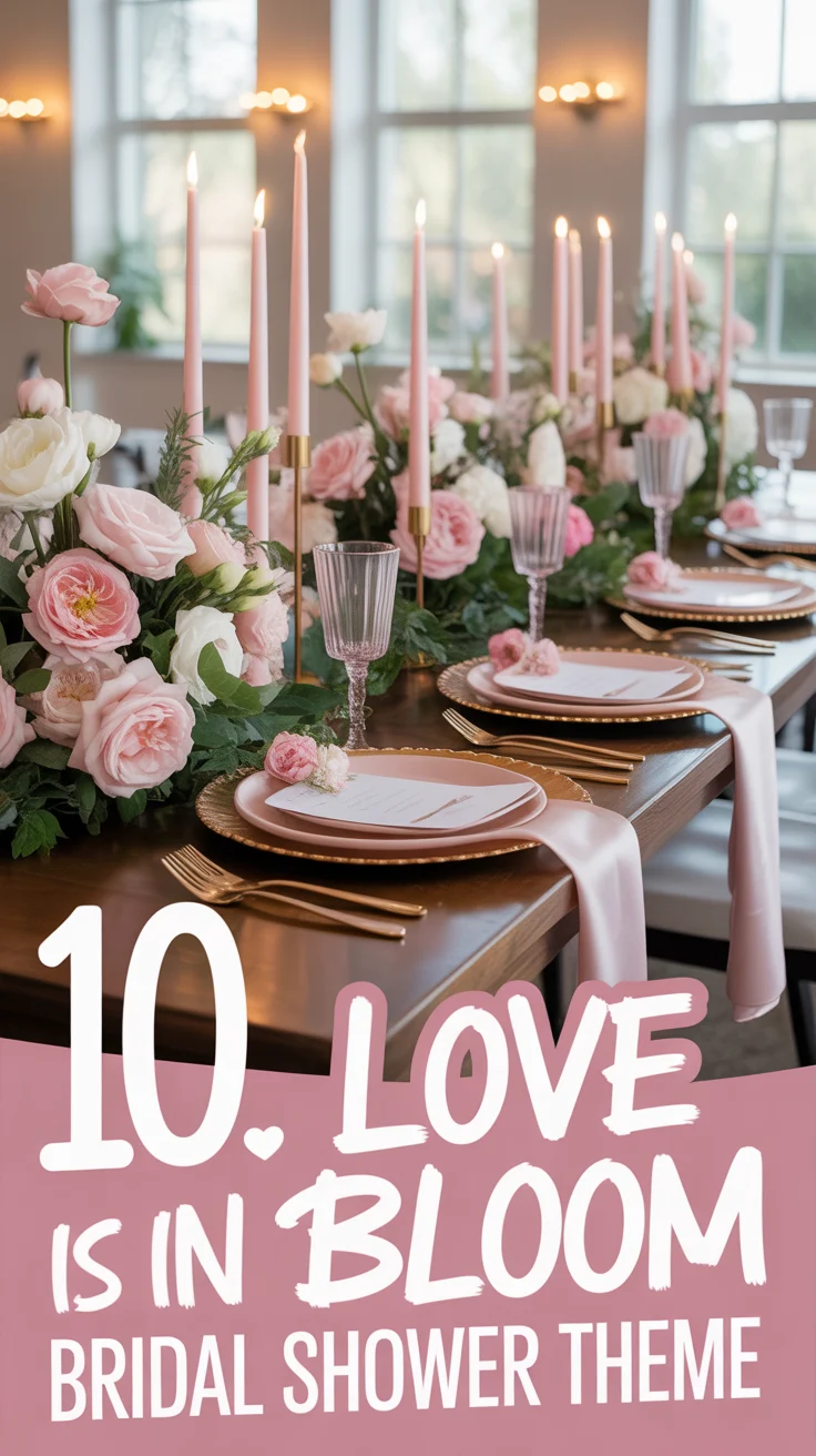 🌸 10 Love Is In Bloom Bridal Shower Theme
