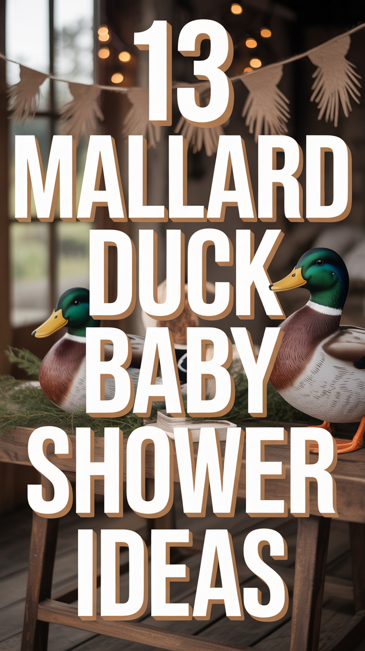 🦆 13 Mallard Duck Baby Shower Ideas