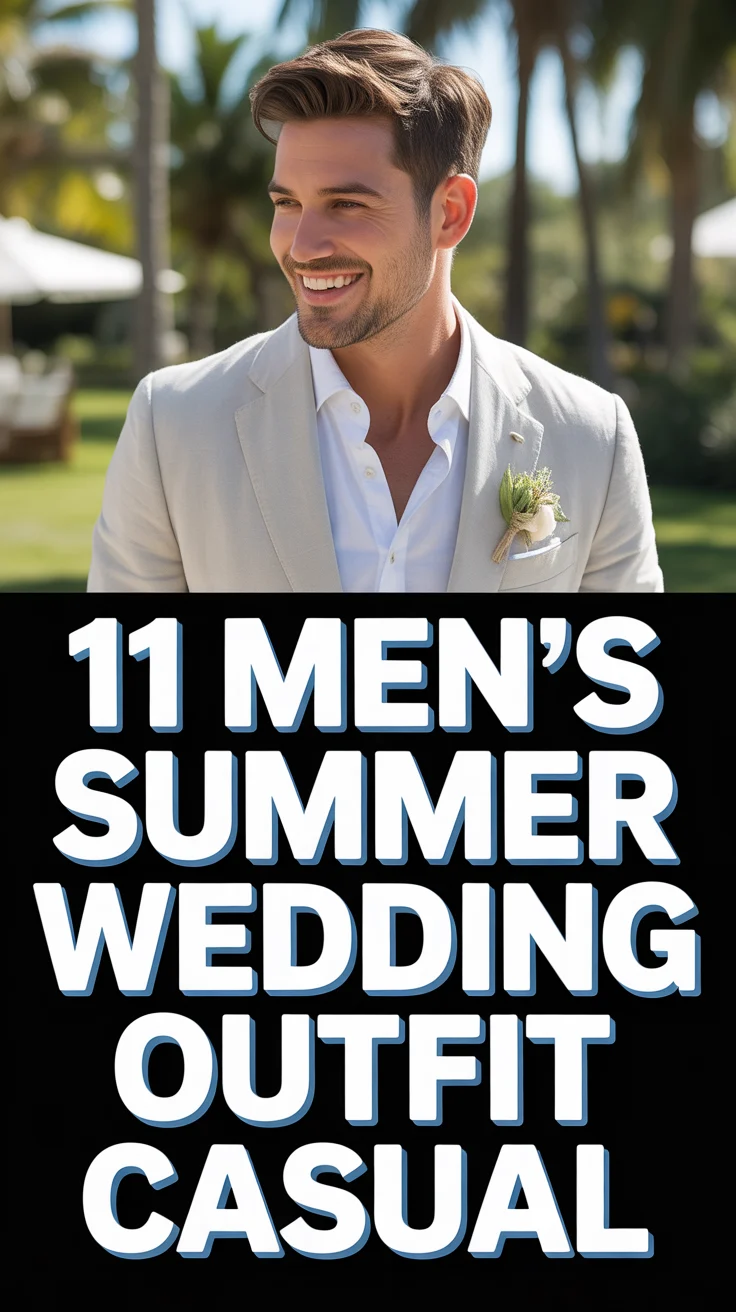 ☀️ 11 Men’s Summer Wedding Outfit Casual
