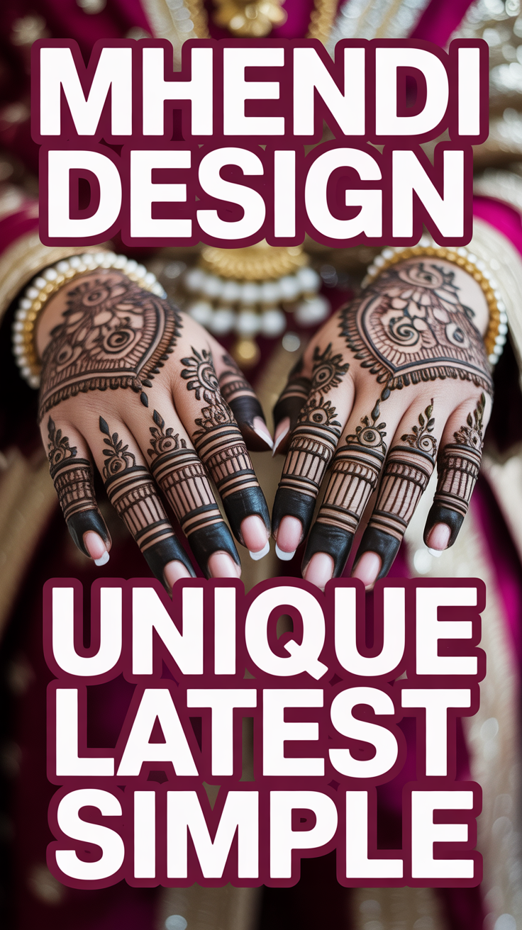 Mhendi Design Unique Latest Simple