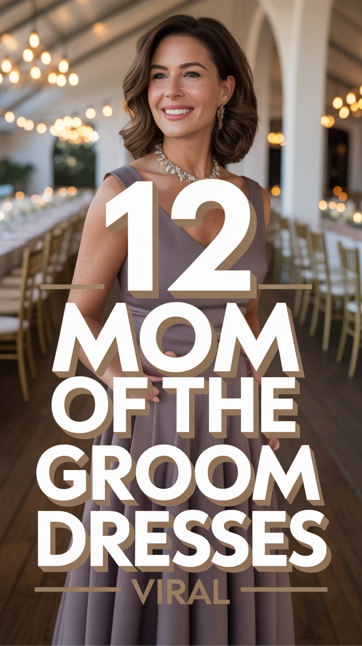👗 12 Mom Of The Groom Dresses