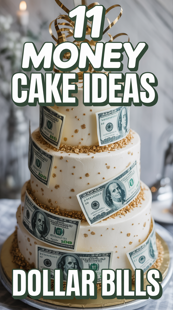 💸 11 Money Cake Ideas Dollar Bills