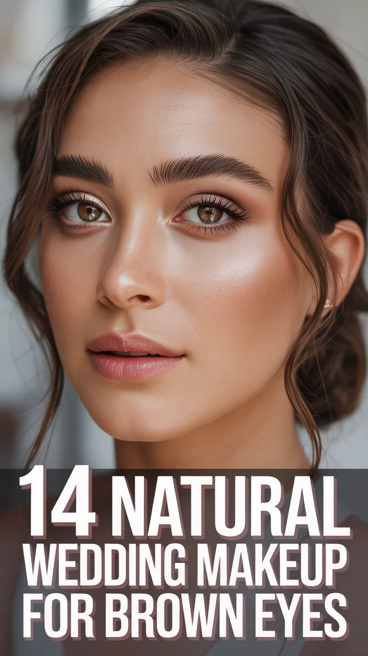 💍 14 Natural Wedding Makeup For Brown Eyes