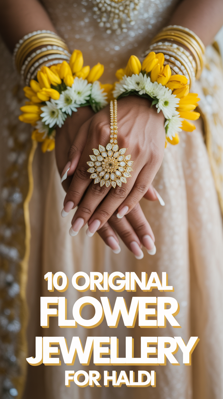🌼 10 Original Flower Jewellery For Haldi