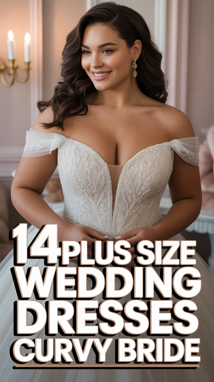 👰‍♀️ 14 Plus Size Wedding Dresses Curvy Bride