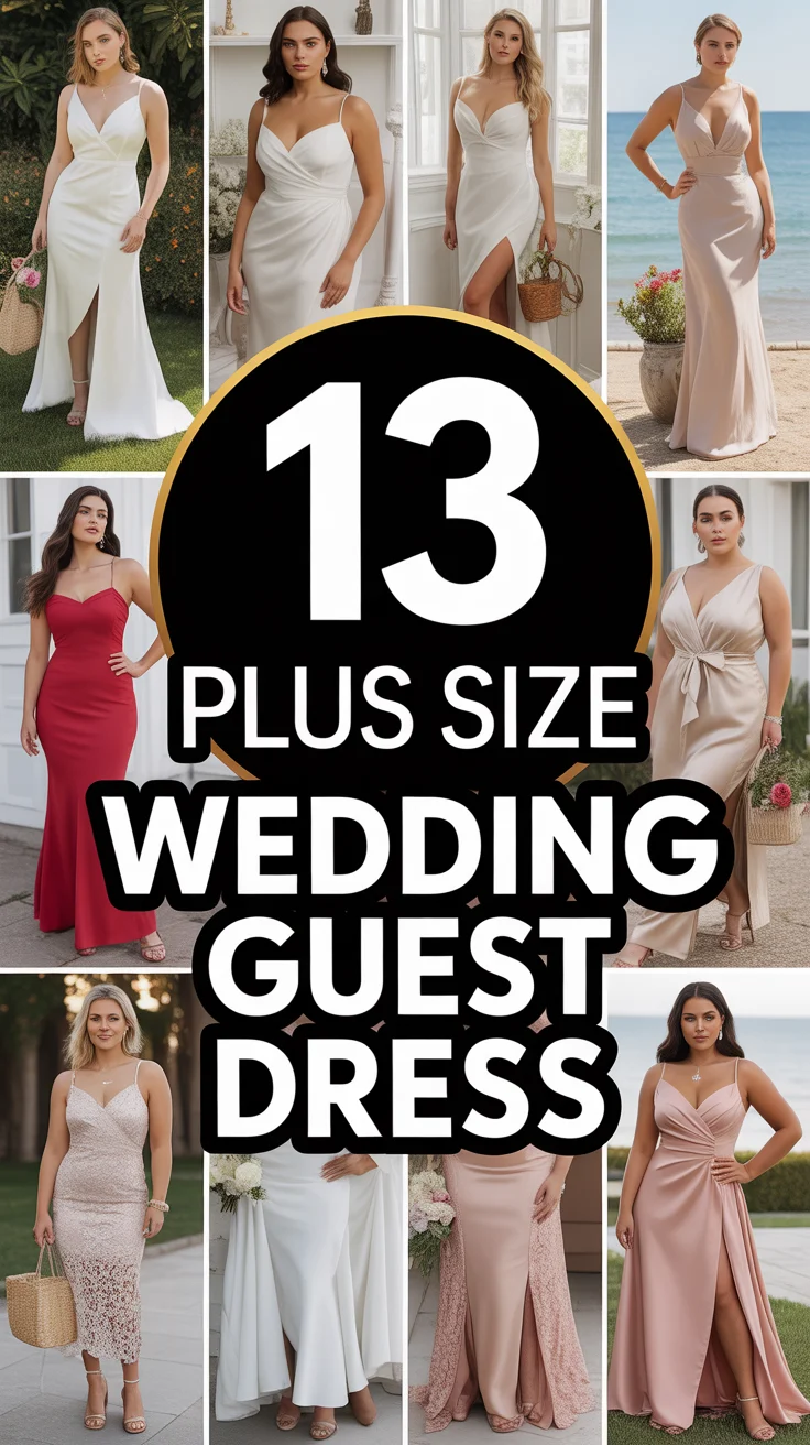 👗 13 Plus Size Wedding Guest Dress