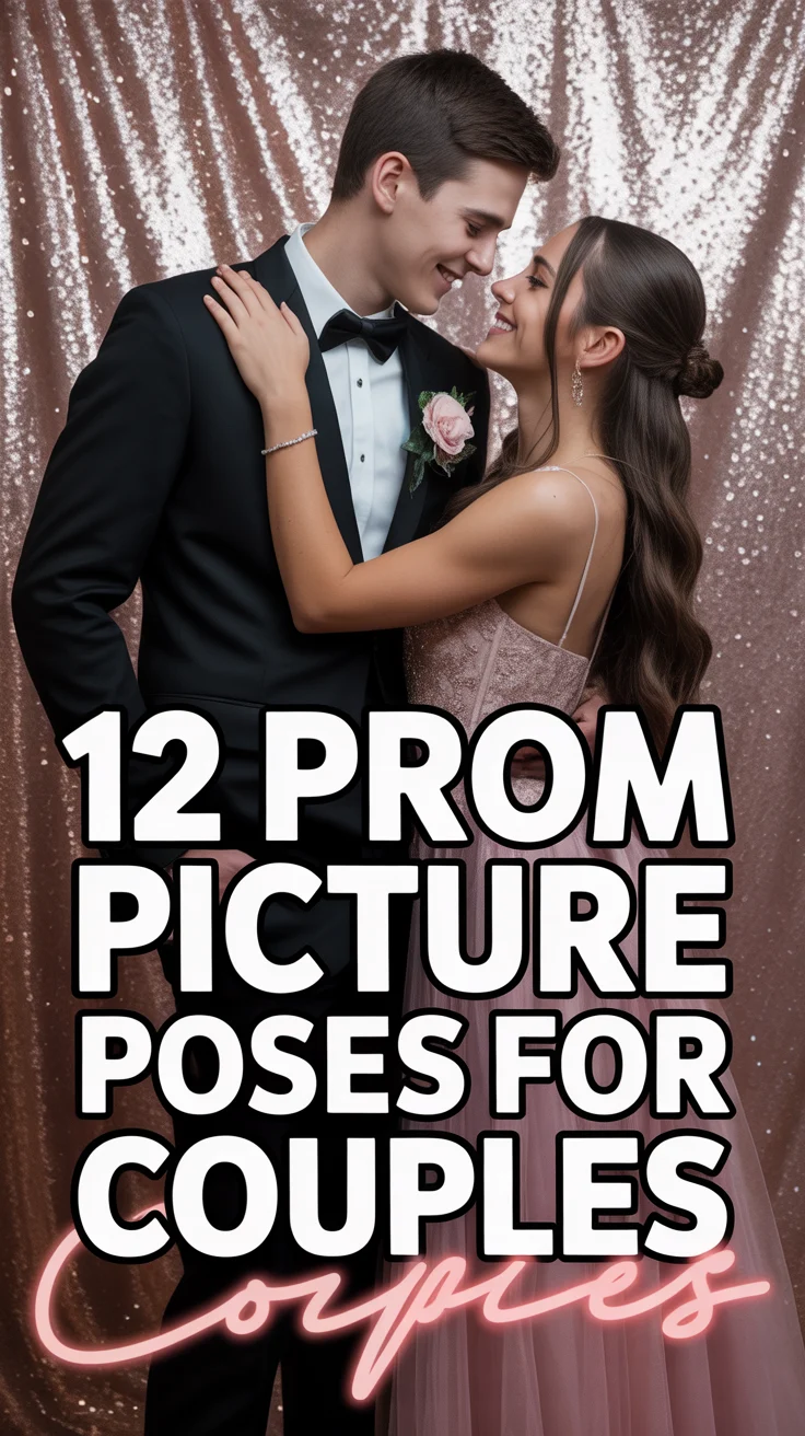 📸 12 Prom Picture Poses For Couples
