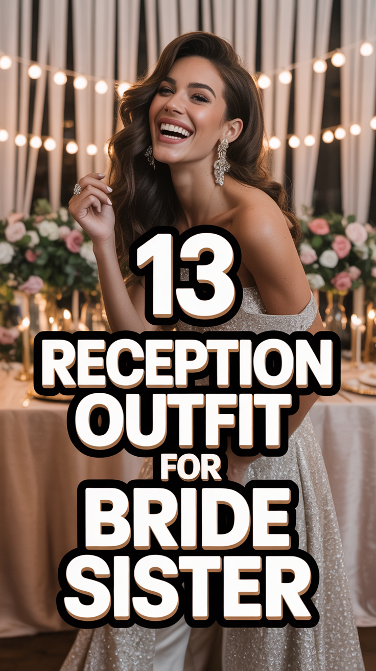 👗 13 Reception Outfit For Bride Sister