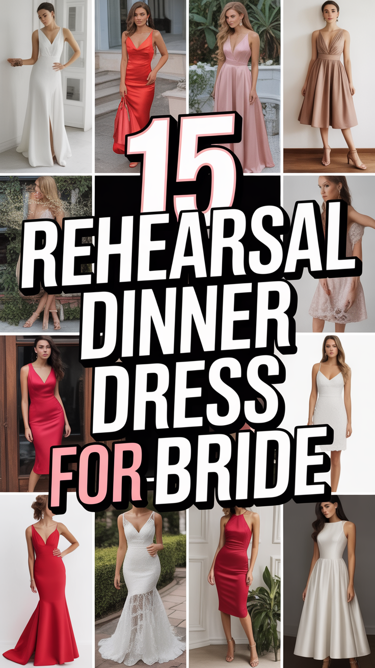 👰‍♀️ 15 Rehearsal Dinner Dress For Bride
