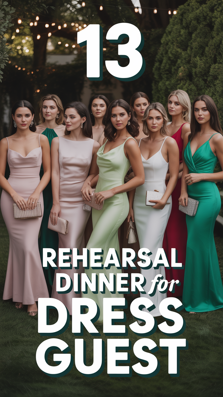 👗 13 Rehearsal Dinner Dress For Guest