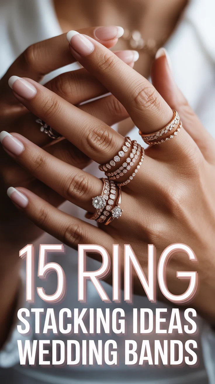 💍 15 Ring Stacking Ideas Wedding Bands