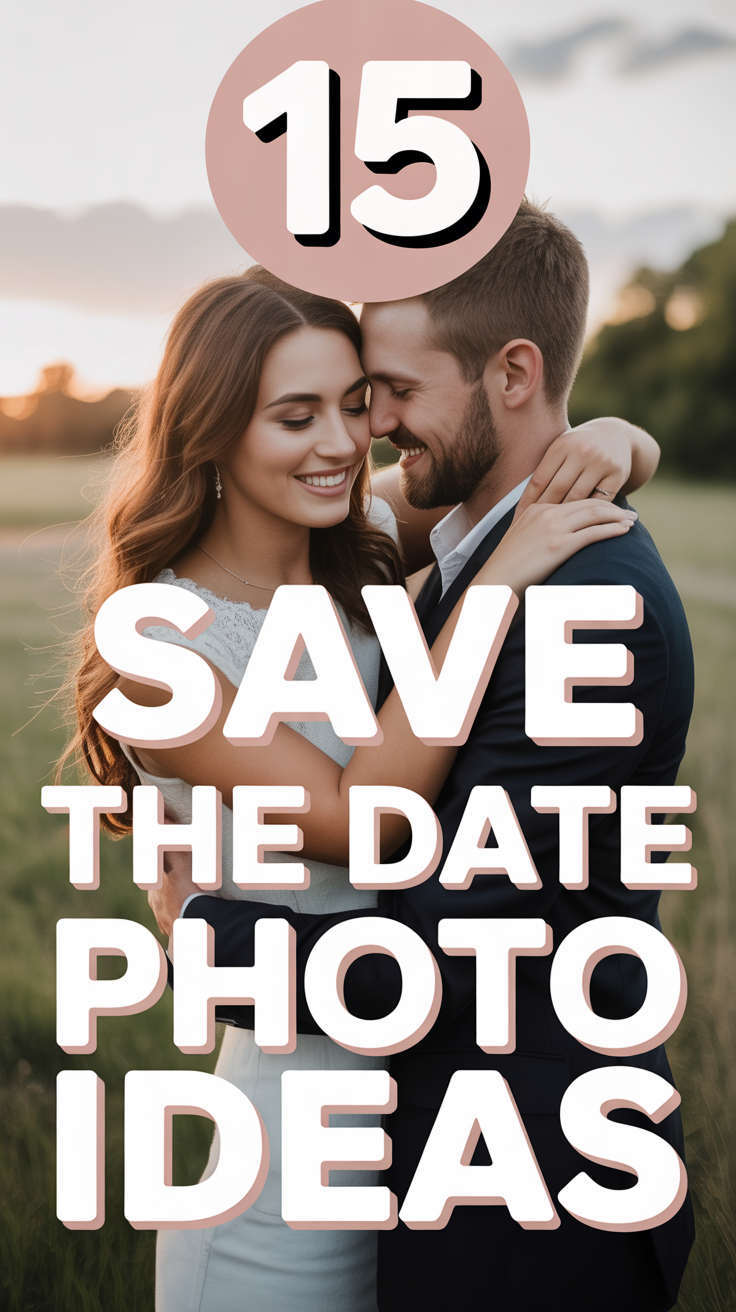 💏 15 Save The Date Photo Ideas