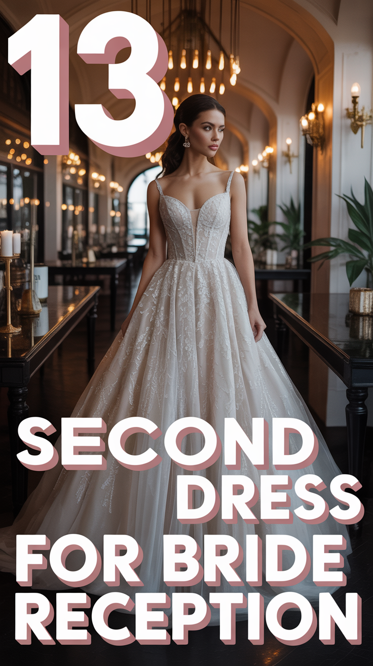 👗 13 Second Dress For Bride Reception