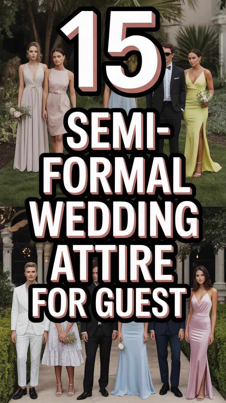 👗 15 Semi Formal Wedding Attire For Guest