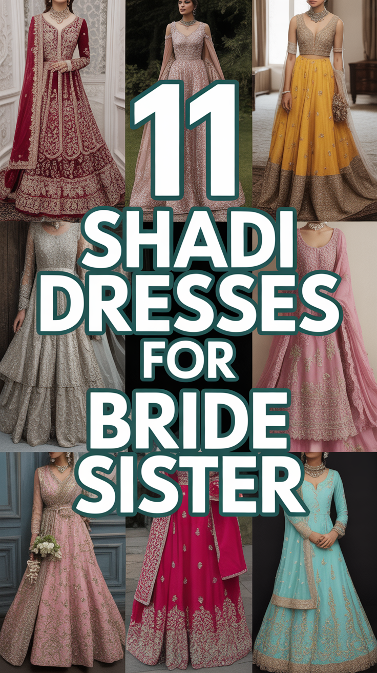 💃 11 Shadi Dresses For Bride Sister