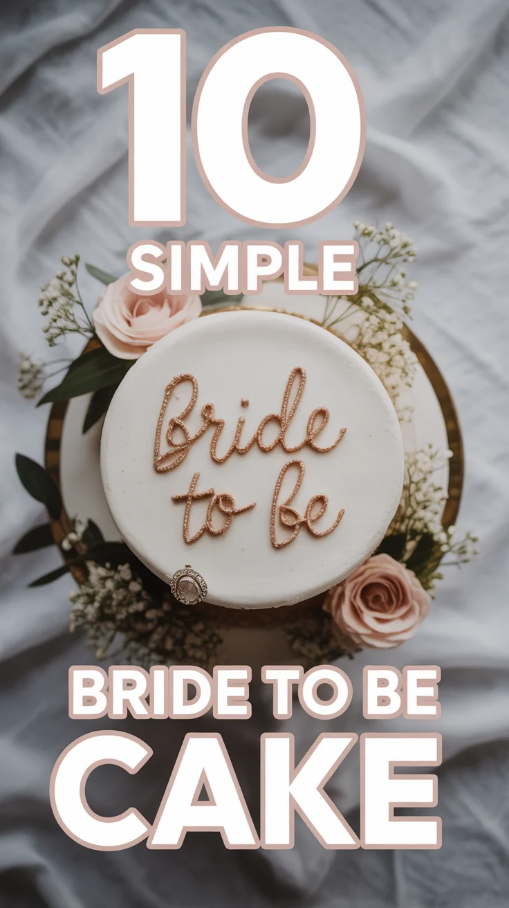 🎂 10 Simple Bride To Be Cake