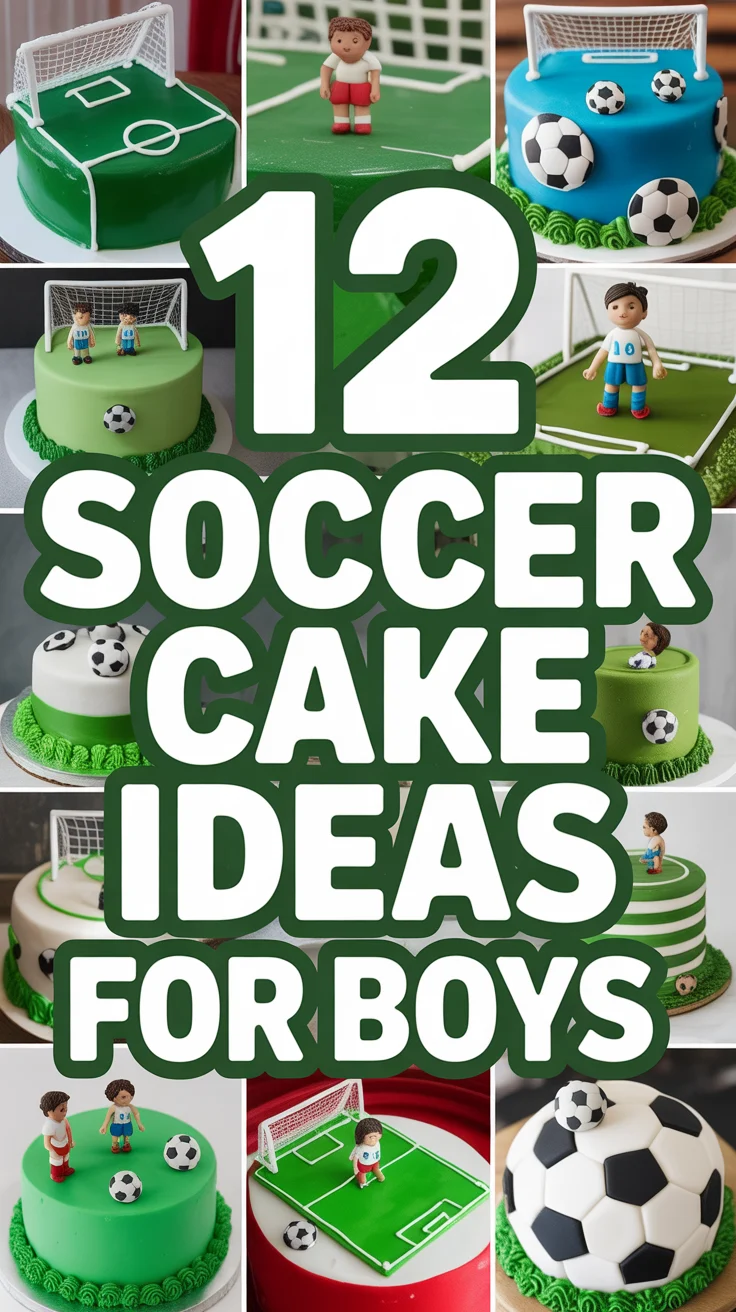 ⚽ 12 Soccer Cake Ideas For Boys