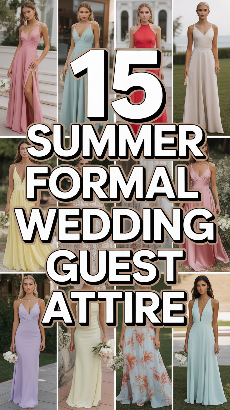 ✨ 15 Summer Formal Wedding Guest Attire