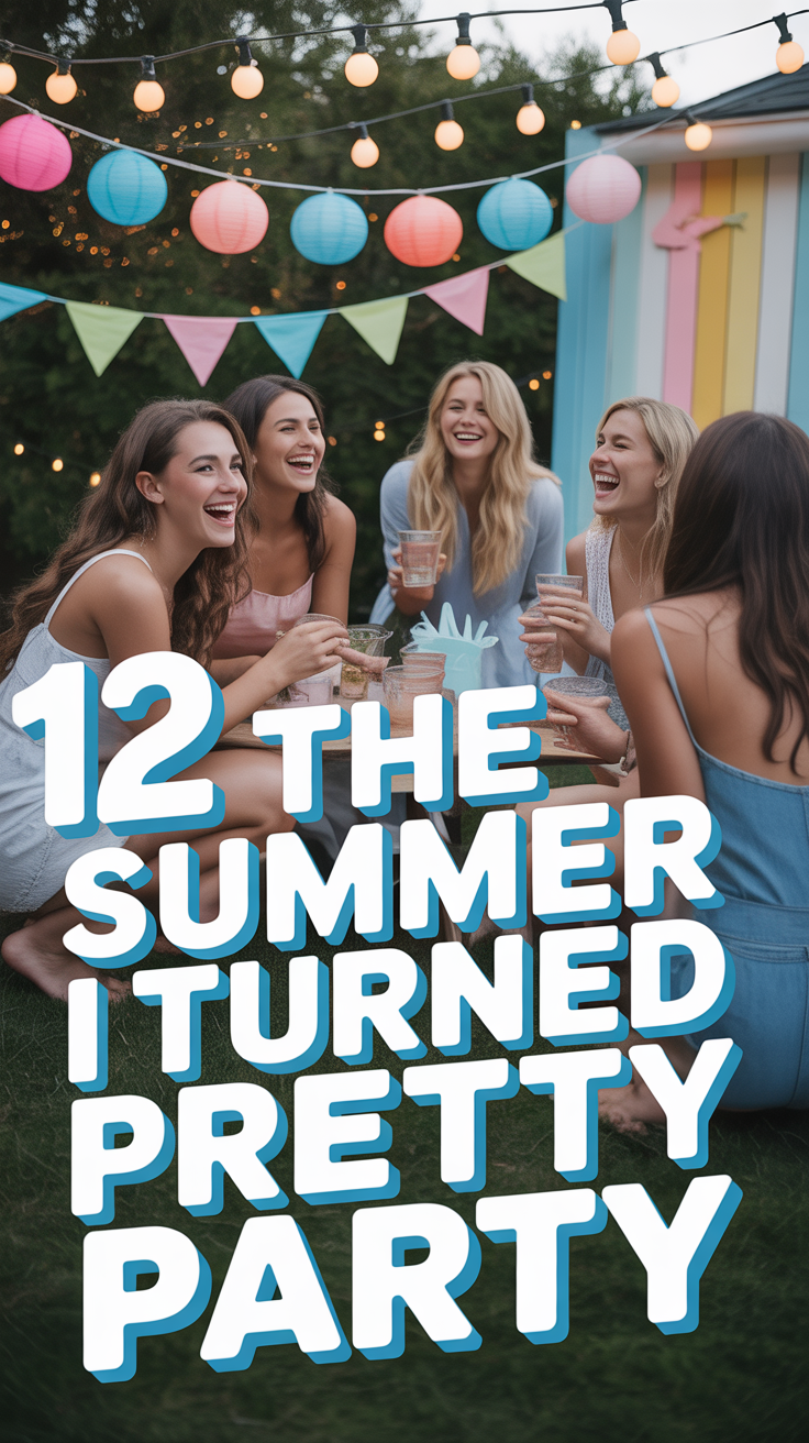 💖 12 The Summer I Turned Pretty Party