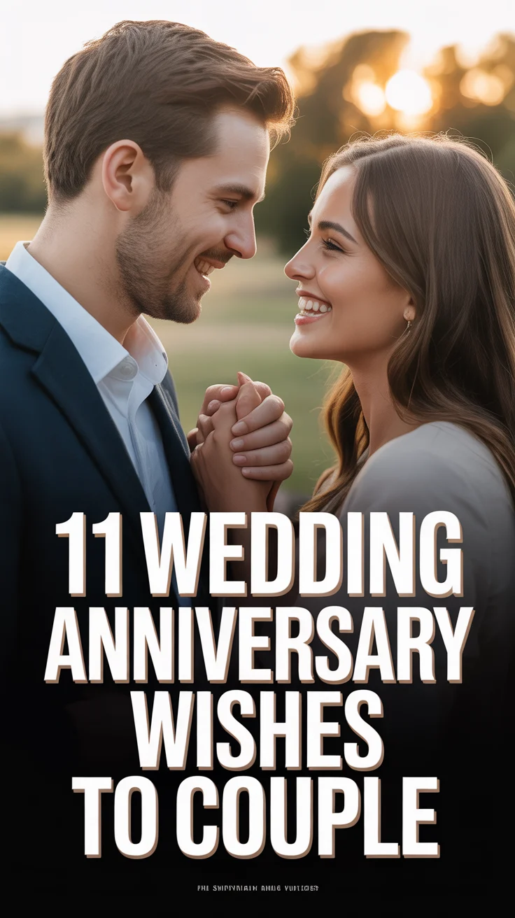 ❤️ 11 Wedding Anniversary Wishes To Couple