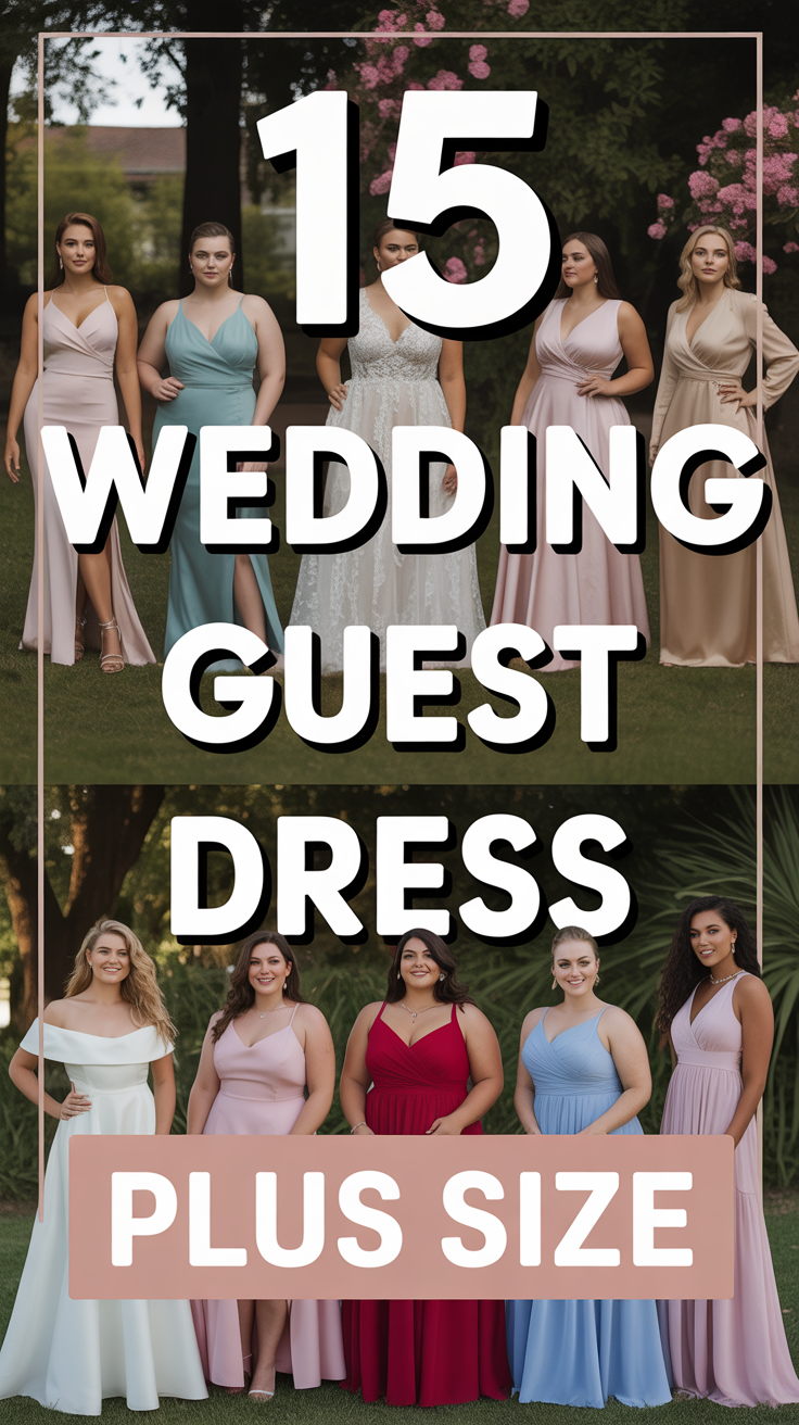 👗 15 Wedding Guest Dress Plus Size