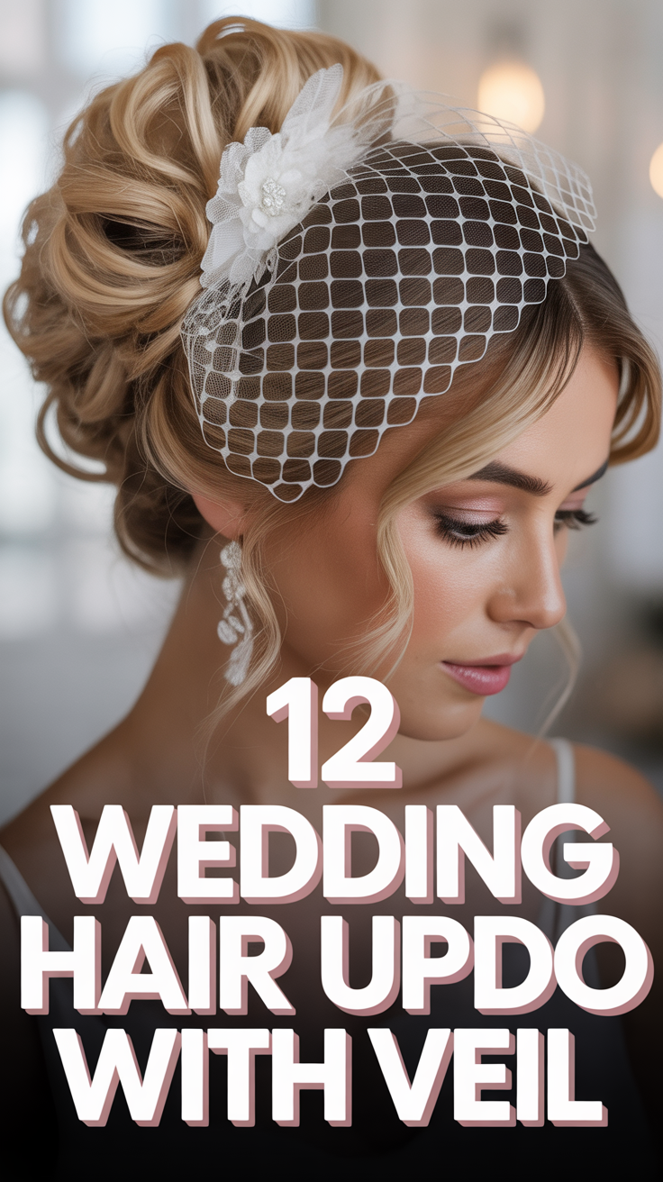 👰‍♀️ 12 Wedding Hair Updo With Veil