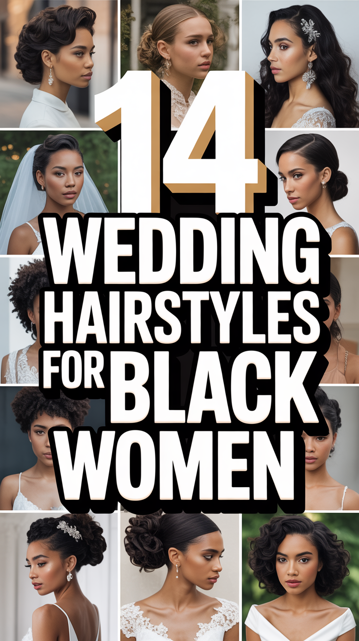💍 14 Wedding Hairstyles For Black Women