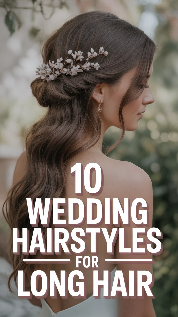 👰🏻 10 Wedding Hairstyles For Long Hair