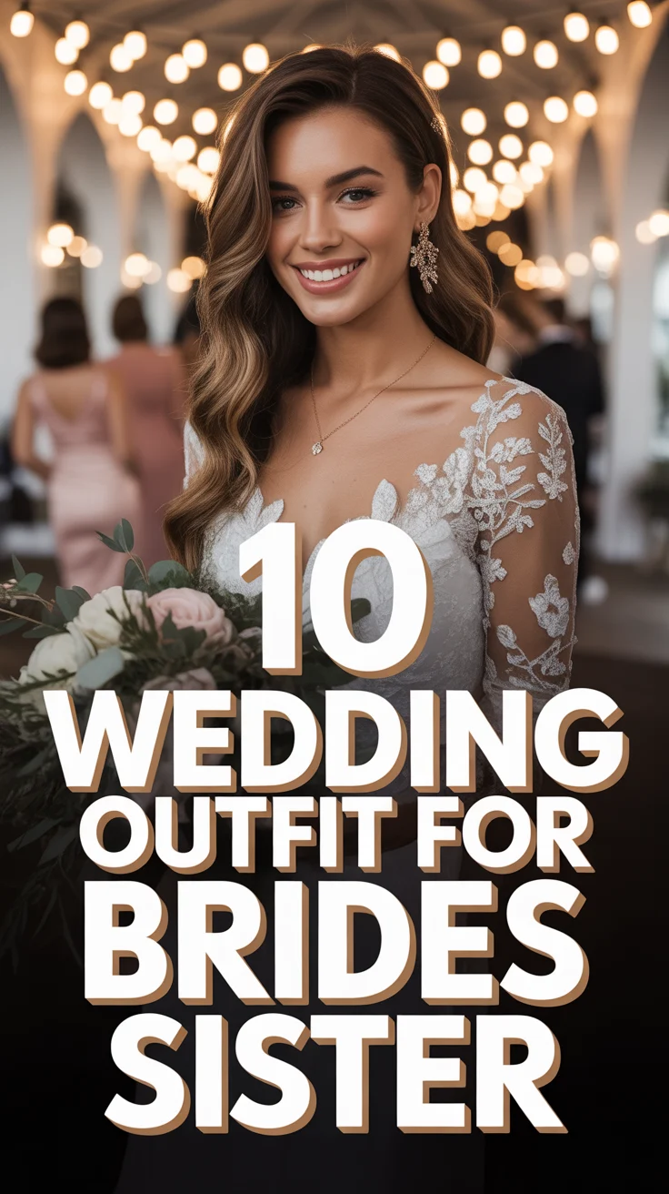 10 👯‍♀️ Wedding Outfit For Brides Sister