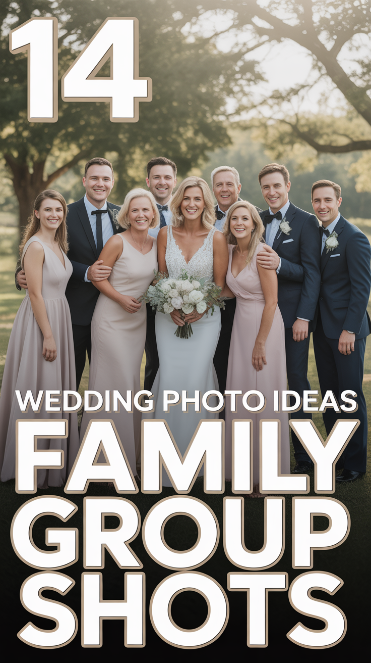 📸 14 Wedding Photo Ideas Family Group Shots