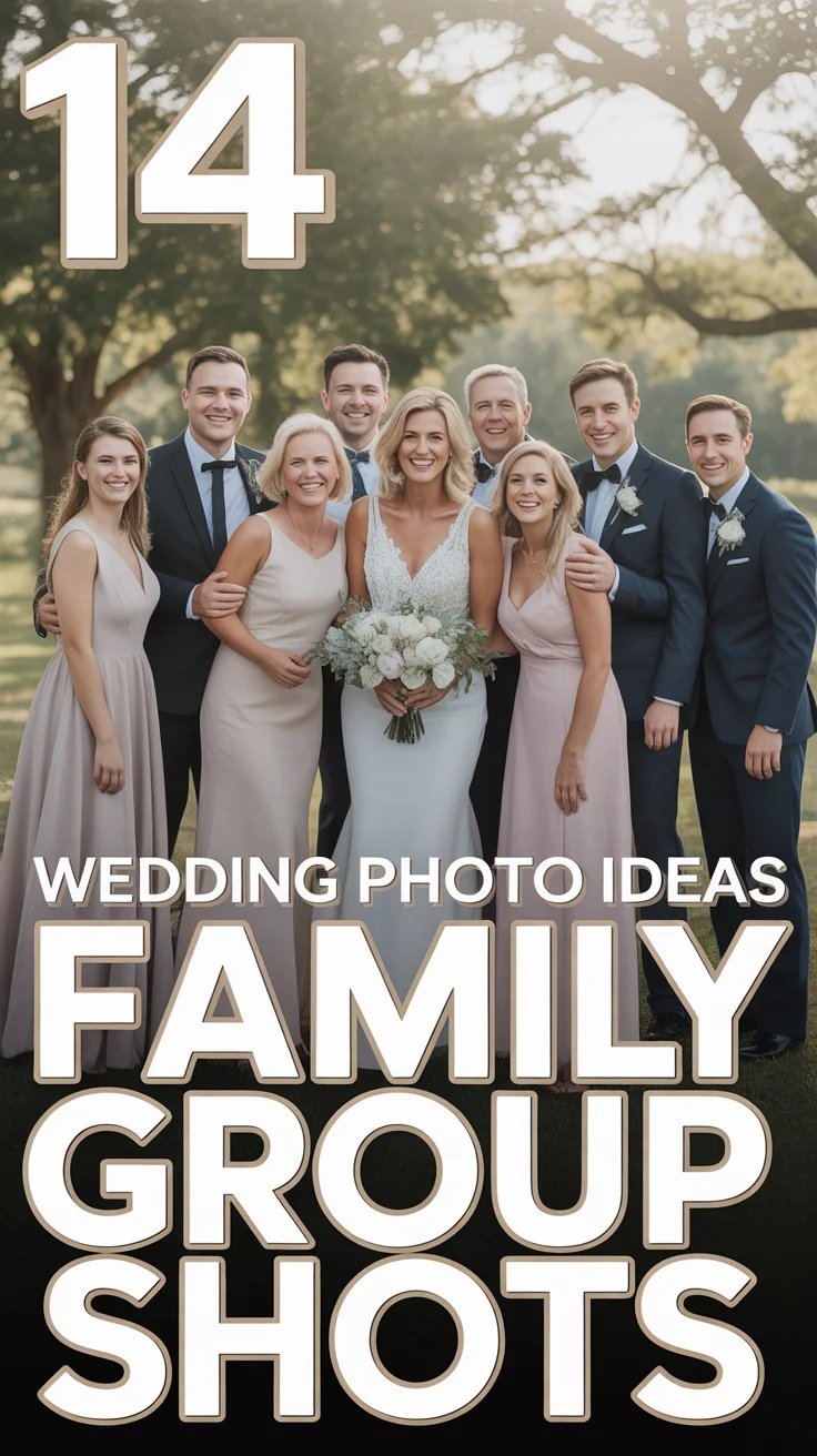 📸 14 Wedding Photo Ideas Family Group Shots