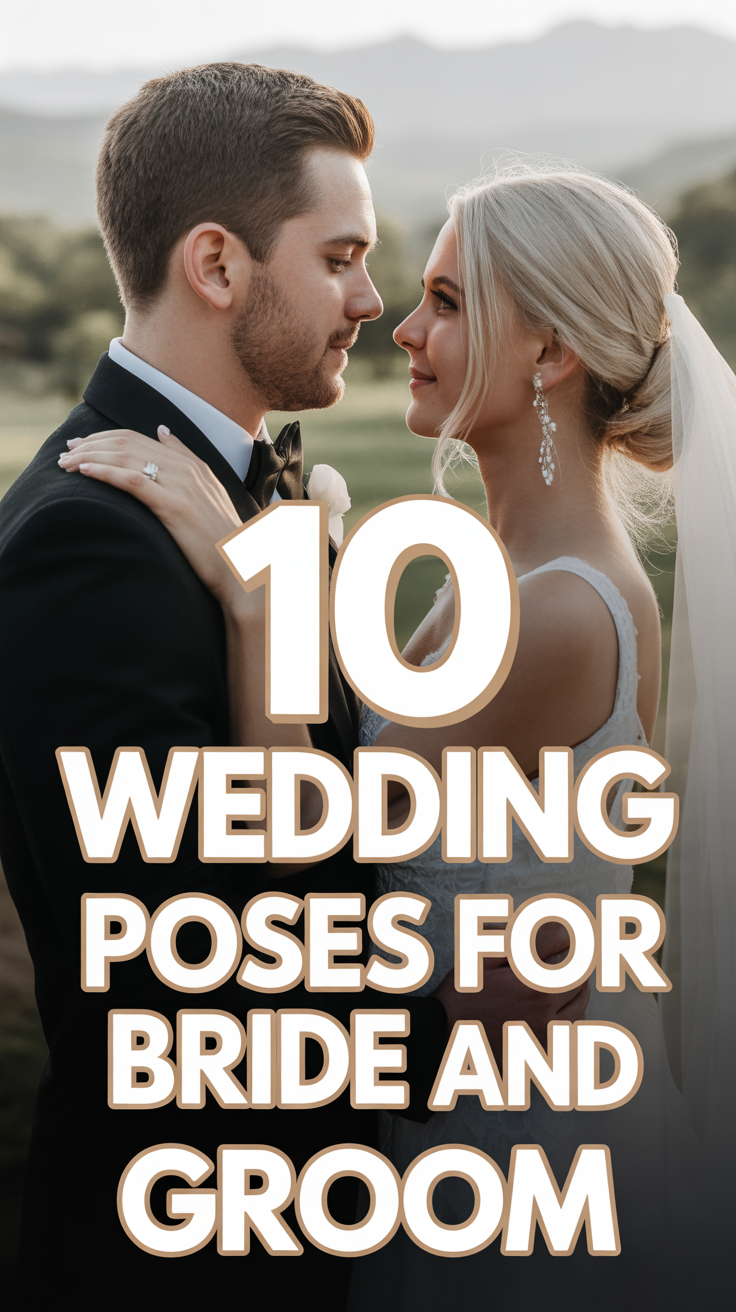 📸 10 Wedding Poses For Bride And Groom