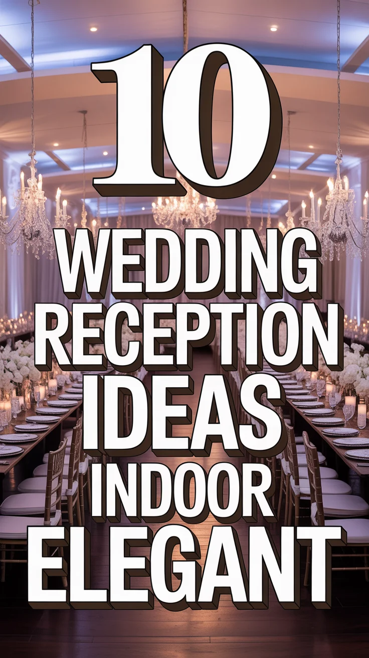 💍 10 Wedding Reception Ideas Indoor Elegant