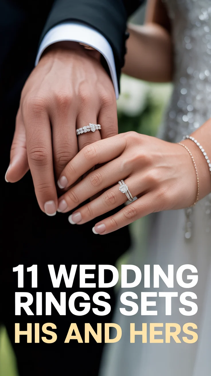 💍 11 Wedding Rings Sets His And Hers
