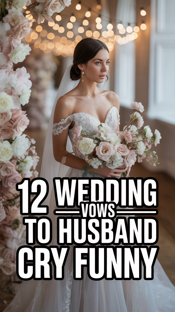 😂 12 Wedding Vows To Husband Cry Funny