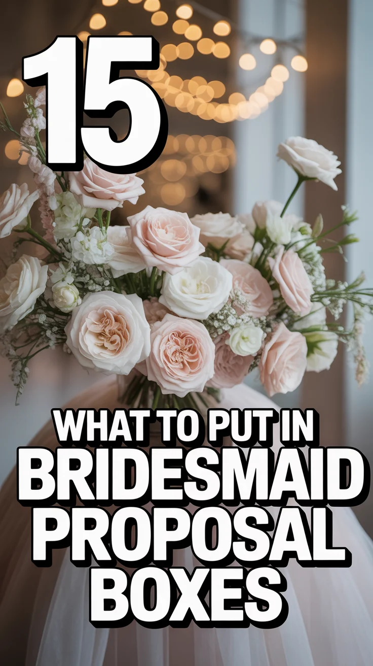 💍 15 What To Put In Bridesmaid Proposal Boxes