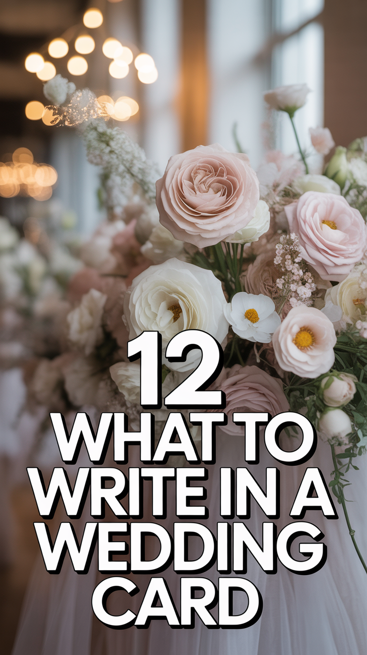 🥂 12 What To Write In A Wedding Card