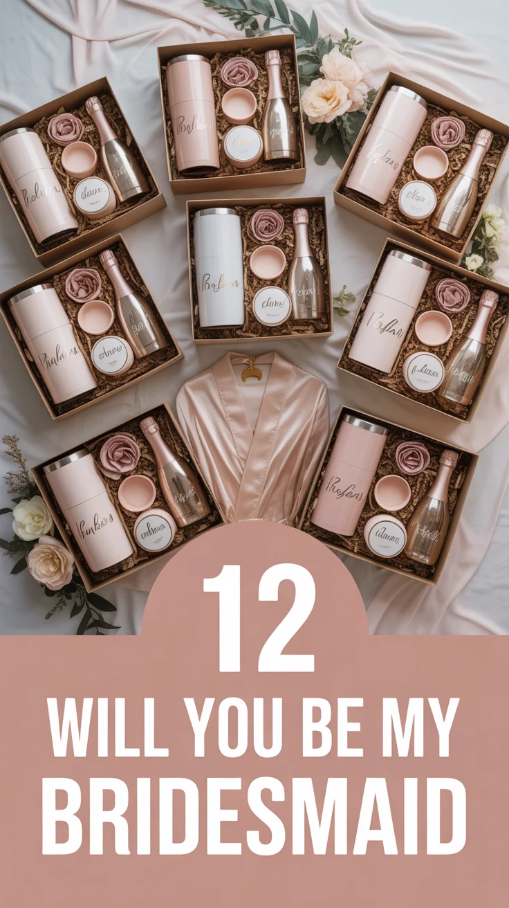💍 12 Will You Be My Bridesmaid