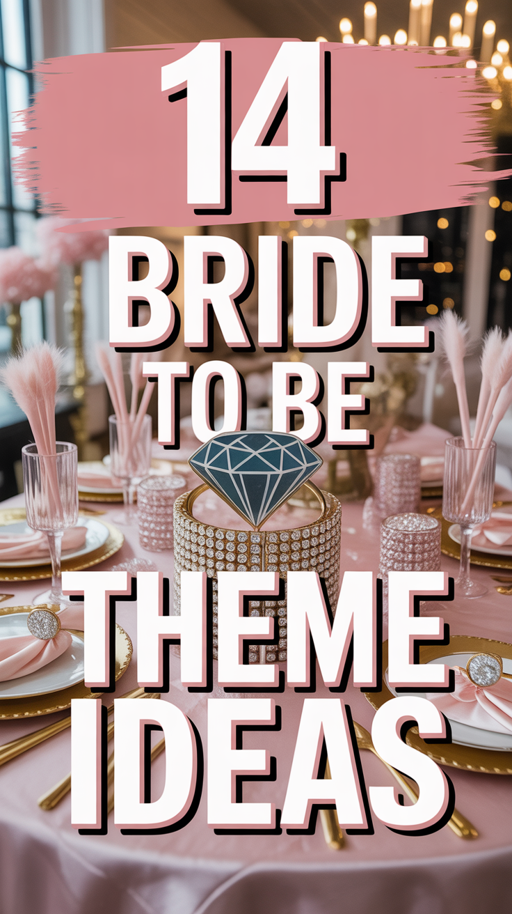 💍 14 Bride To Be Theme Ideas