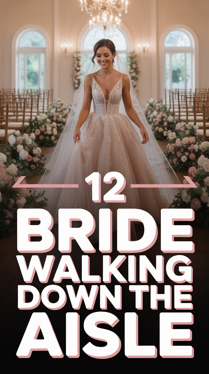 👰‍♀️ 12 Bride Walking Down The Aisle