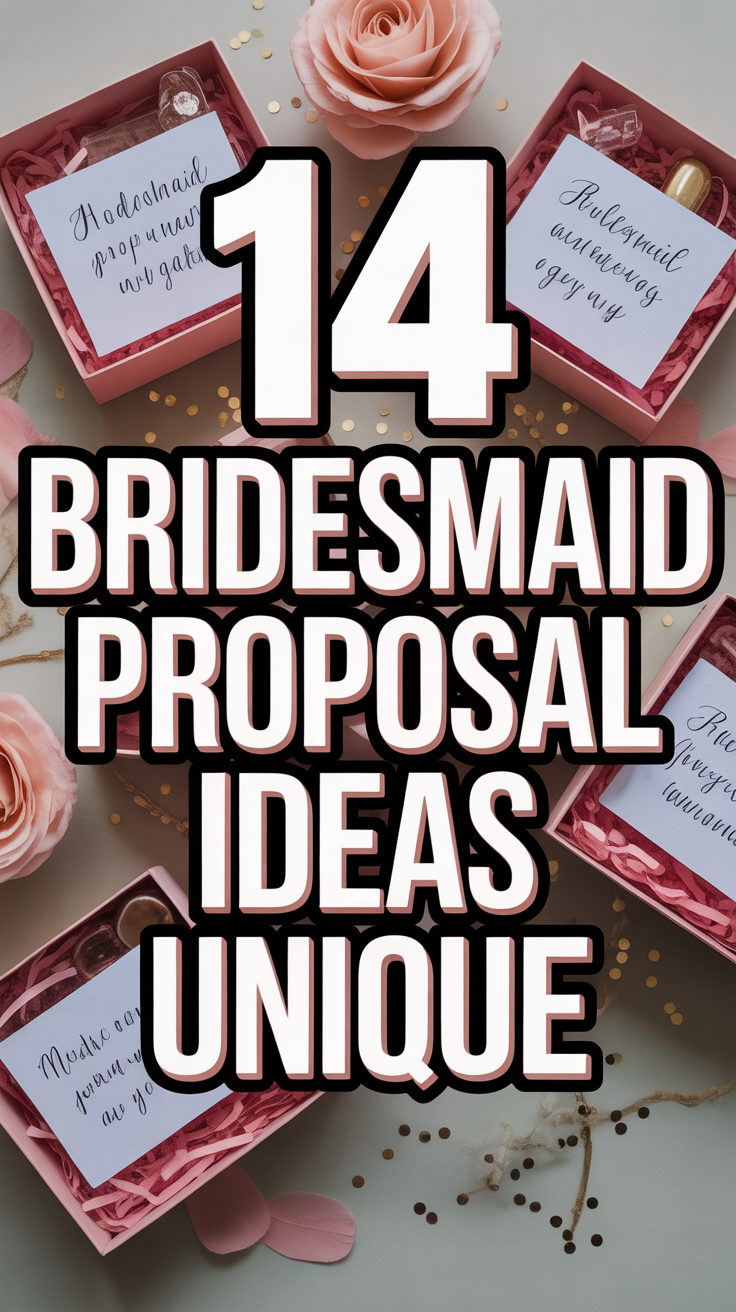 💏 14 Bridesmaid Proposal Ideas Unique