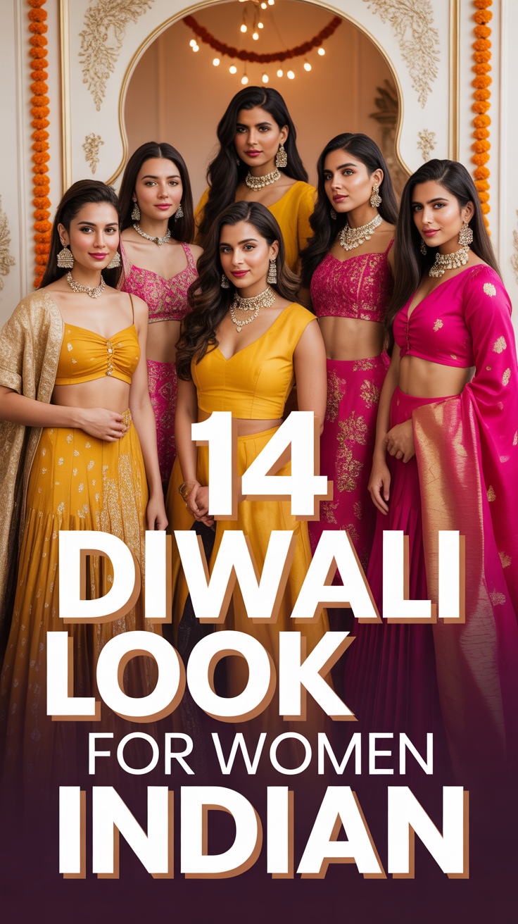 🎉 14 Diwali Look For Women Indian