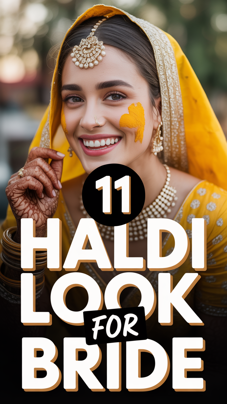 🌻 11 Haldi Look For Bride