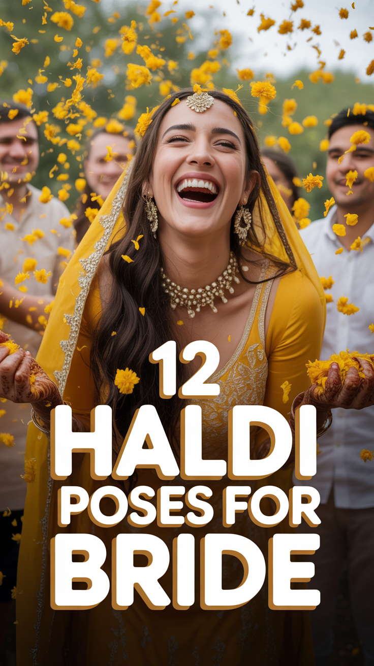 🧡 12 Haldi Poses For Bride
