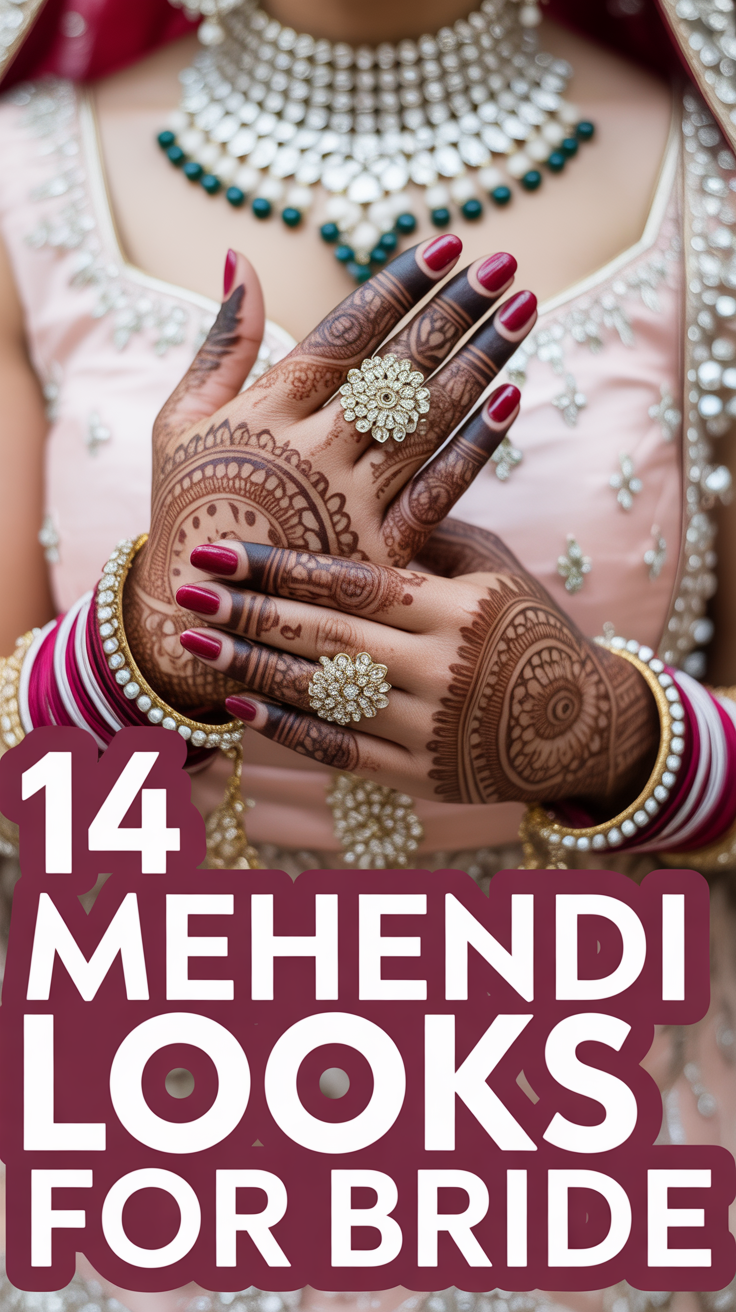 ✨ 14 Mehendi Looks For Bride