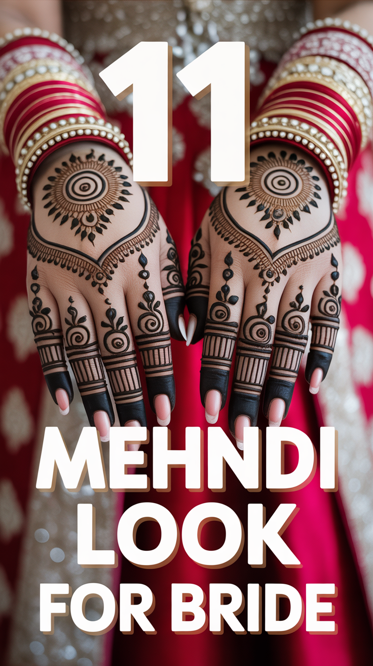 🤵 11 Mehndi Look For Bride