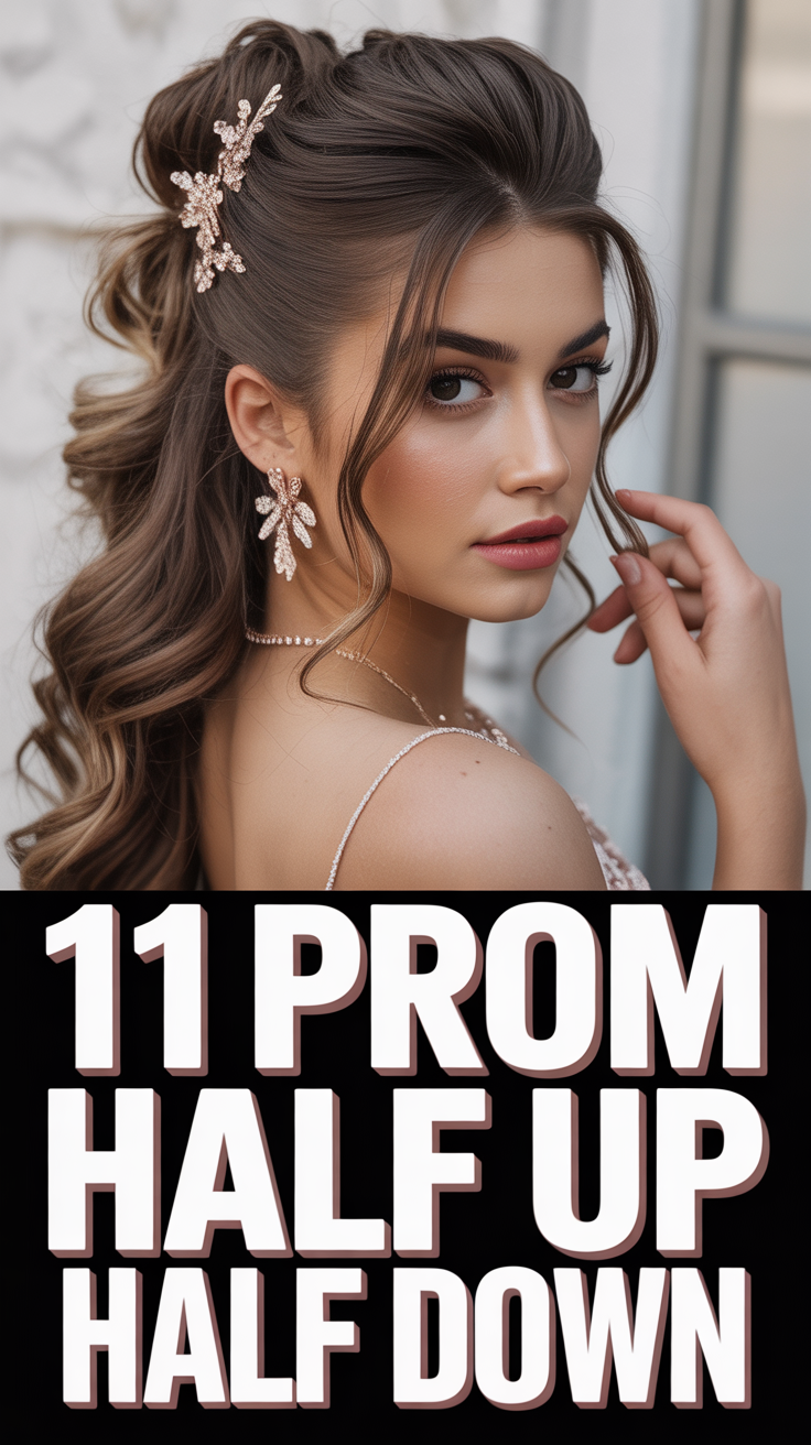 ✨ 11 Prom Half Up Half Down