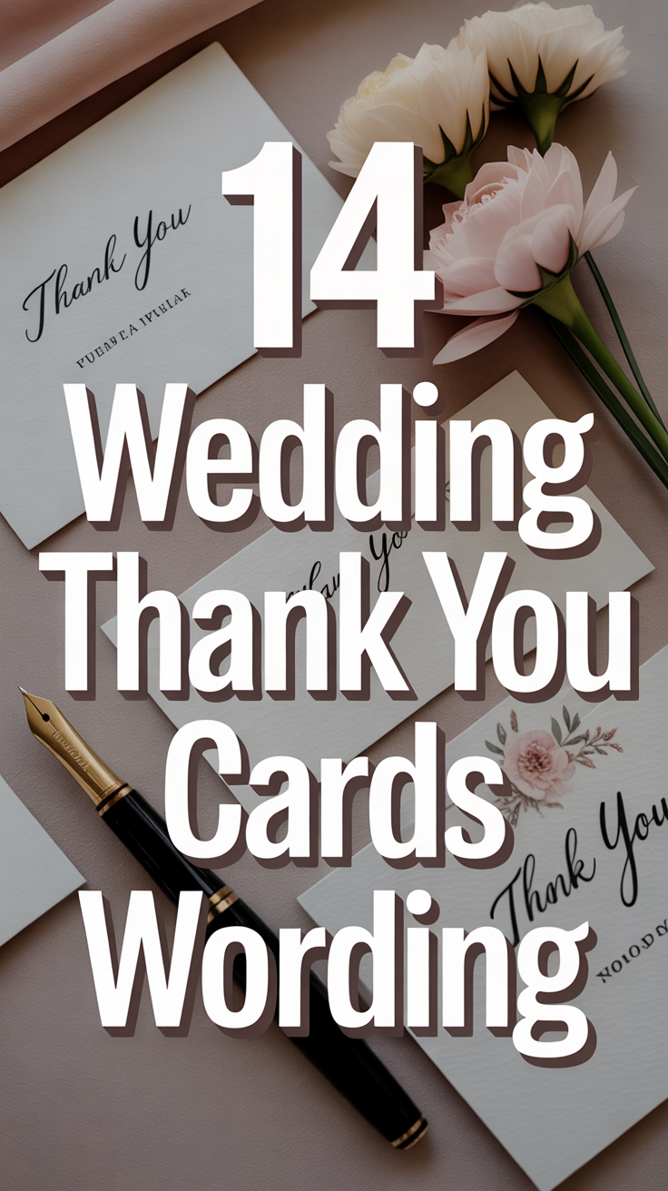 💌 14 Wedding Thank You Cards Wording
