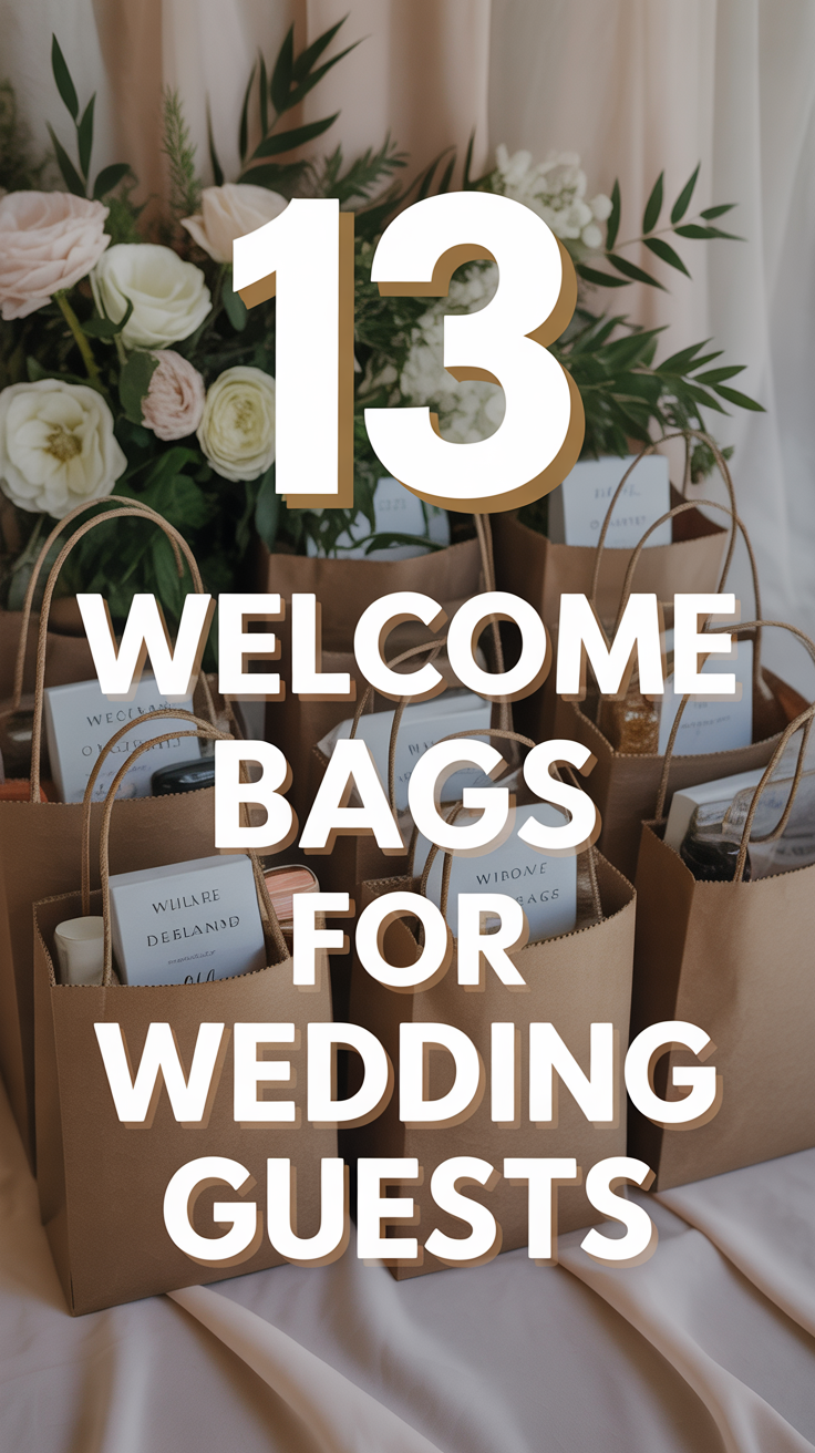 🛍️ 13 Welcome Bags For Wedding Guests