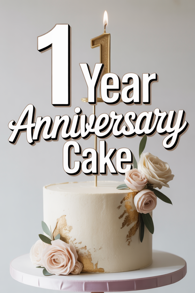 🎂 1 Year Anniversary Cake